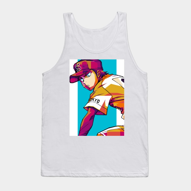 Kuramochi Ace Of Diamond Tank Top by Rekayasabumi